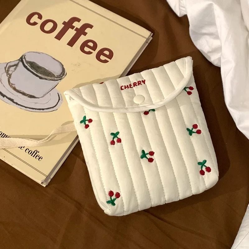 Cotton Sanitary Napkin Storage Bag Portable Mini Pouch For Travel And Daily Use 7