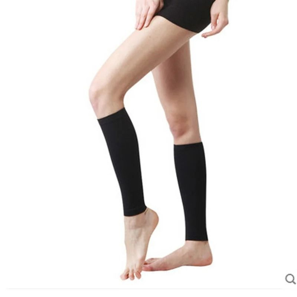 Medical Calf Compression Stockings Knee High Open Toe Pressure Socks 11