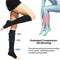 Medical Calf Compression Stockings Knee High Open Toe Pressure Socks 4
