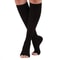 Medical Calf Compression Stockings Knee High Open Toe Pressure Socks 7