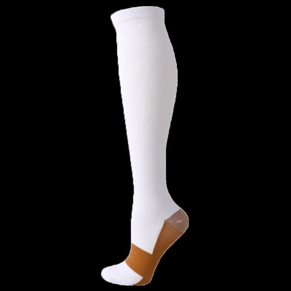 Medical Calf Compression Stockings Knee High Open Toe Pressure Socks 17