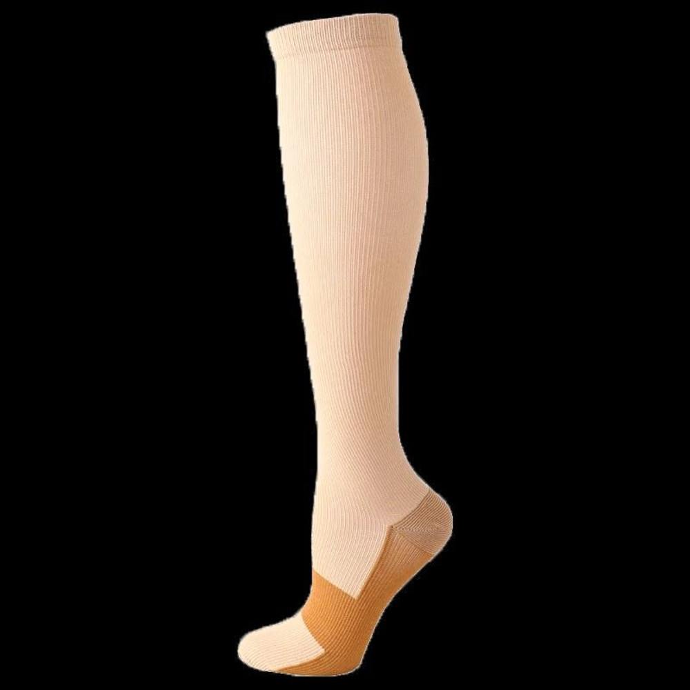 Medical Calf Compression Stockings Knee High Open Toe Pressure Socks 20