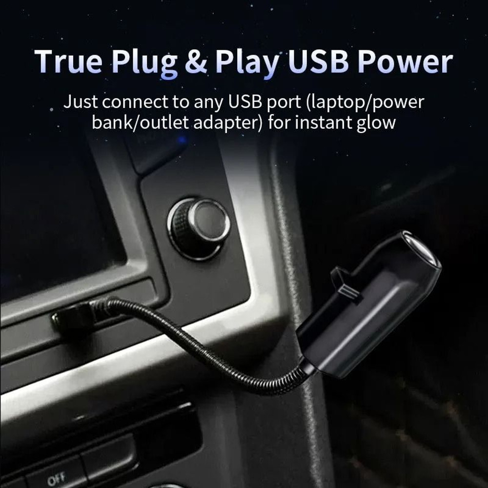 Halloween USB Projector Light Skull Nightlight Ghost LED Lamp 360 Degree Rotating Switchable Patter 2