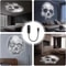 Halloween USB Projector Light Skull Nightlight Ghost LED Lamp 360 Degree Rotating Switchable Patter 5