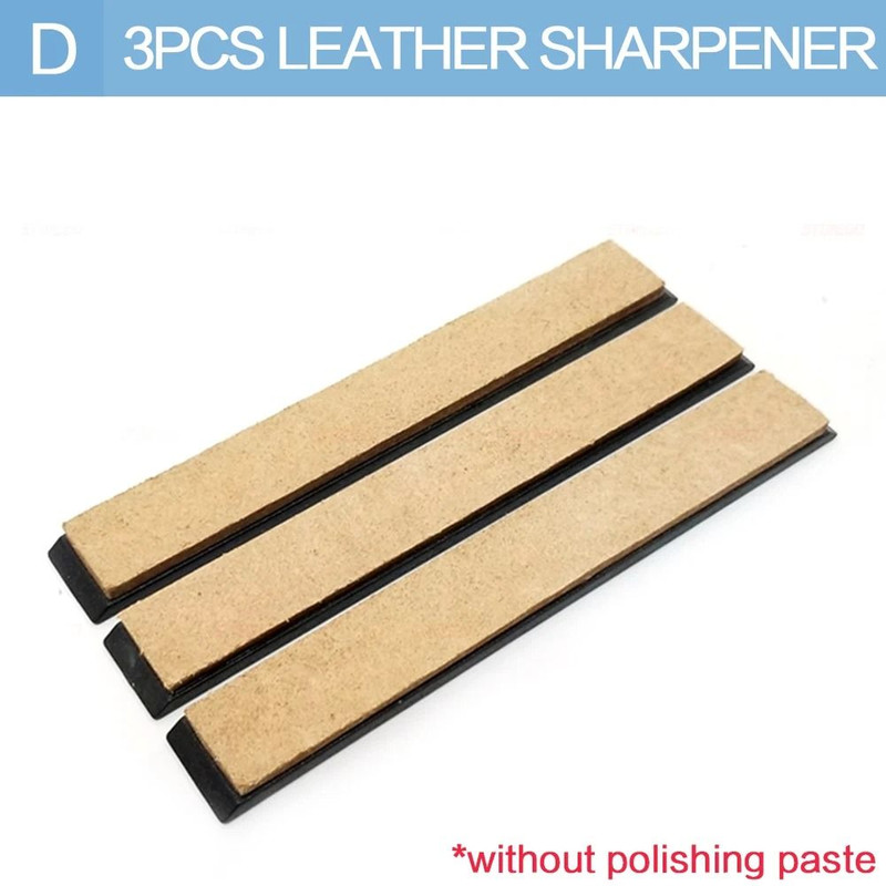 Knife Polishing Sharpener Strop With Compound And Honing Tool 10