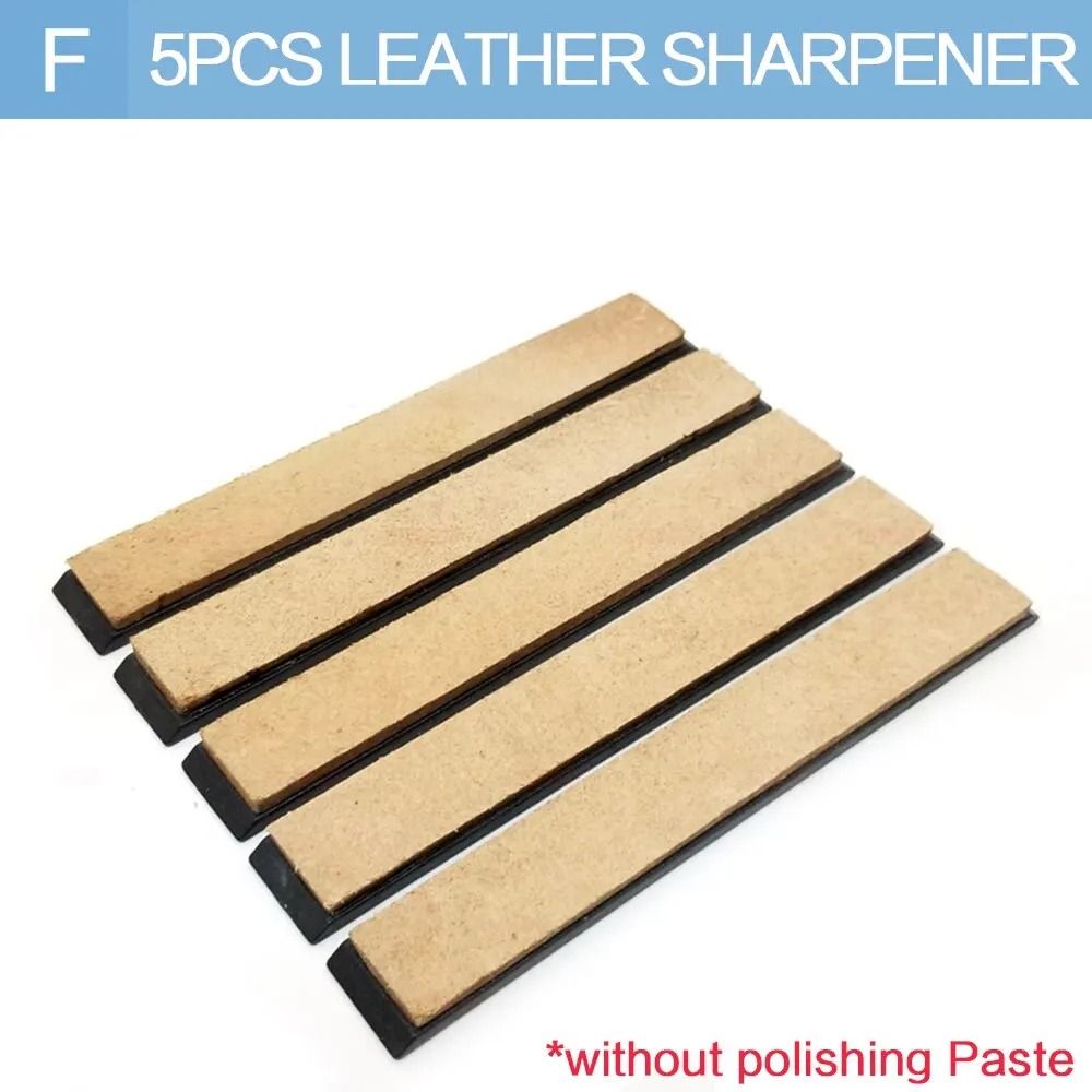 Knife Polishing Sharpener Strop With Compound And Honing Tool 11