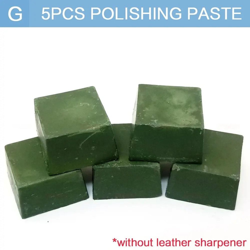 Knife Polishing Sharpener Strop With Compound And Honing Tool 12