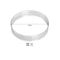 Stainless Steel Mousse Cake Mold Heat Resistant Perforated Round Tart Ring 10