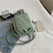 Women Shoulder Bag Drawstring Bucket Crossbody Bag Casual Lightweight Korean Style 2