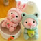Cartoon Animal Transformation Milk Tea Pig Plush Toy 1