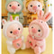 Cartoon Animal Transformation Milk Tea Pig Plush Toy 2