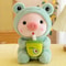 Cartoon Animal Transformation Milk Tea Pig Plush Toy 8