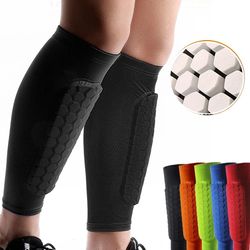football shin guard socks sleeves with foam calf compression sleeve sports legging soccer equipment