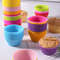 Silicone Small Cake Cup Mold 12pcs Pudding Jelly Baking Cups 0