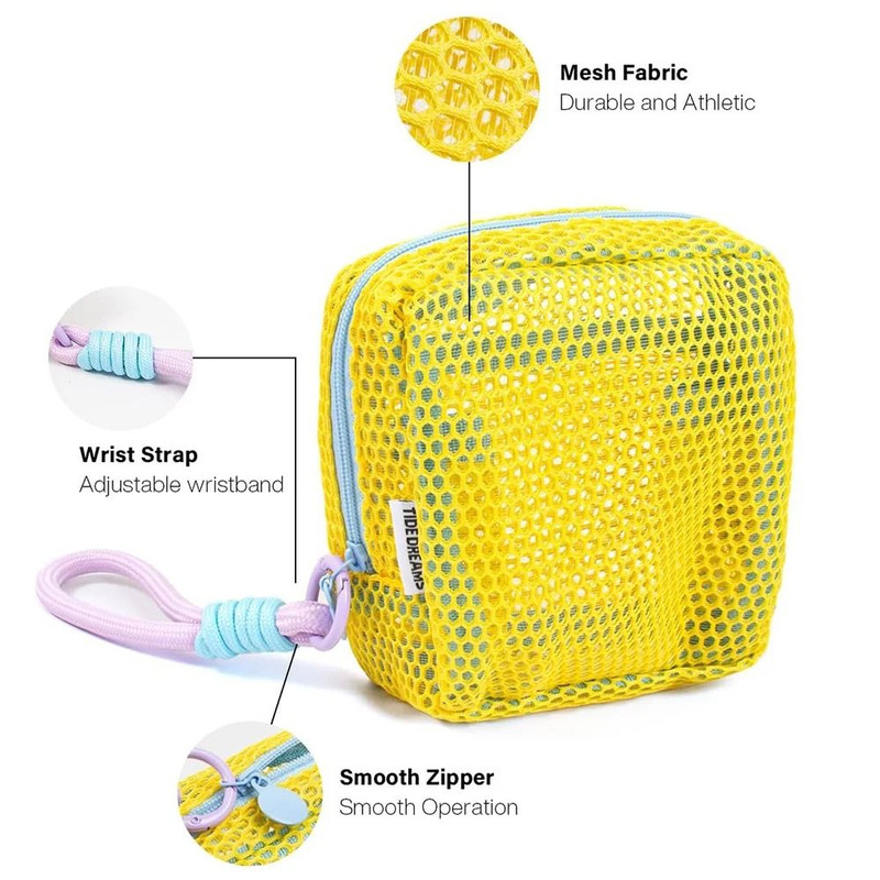 Square Mesh Cosmetic Storage Bag 12 Cm 3