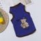 Cartoon Bear Dog Clothes Cute Cotton Pet Tshirt For Small And Medium Dogs 5