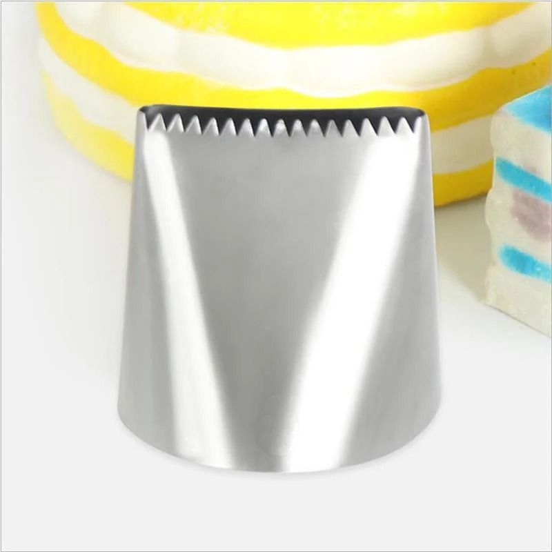 Oversized Stainless Steel Cake Decorating Piping Nozzle For Cupcakes And Pastry 4