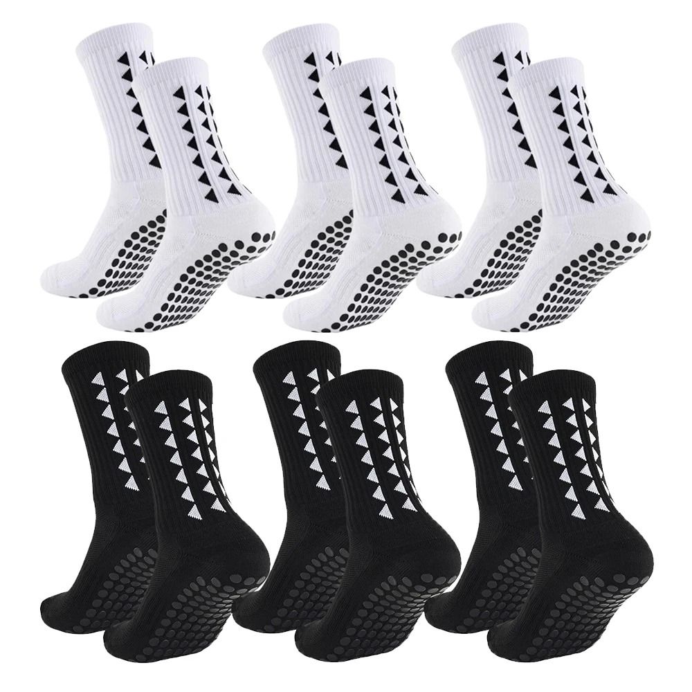 Grip Sports Socks 6 Pairs Unisex Towel Bottom Football Soccer Running 0