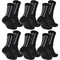 Grip Sports Socks 6 Pairs Unisex Towel Bottom Football Soccer Running 6