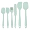 Silicone Spatula Set 6Piece FoodGrade NonStick HeatResistant Turner Set 0