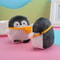 Cute Little Penguin Coin Purse Plush Backpack Style Storage Bag 1