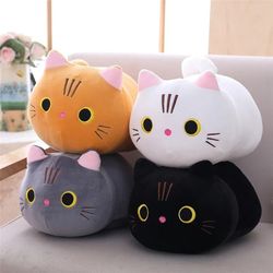 cute soft cat plush pillow 20 cm sofa cushion