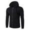 Autumn Men Sweatshirt Long Sleeve Zipper Hoodie Slim Fit 12