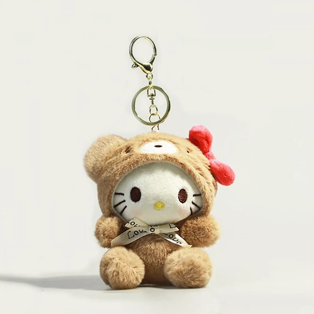 Sanrio Plush Dolls Hello Kitty My Melody Cinnamoroll Pochacco Backpack Handbag Ornament 4