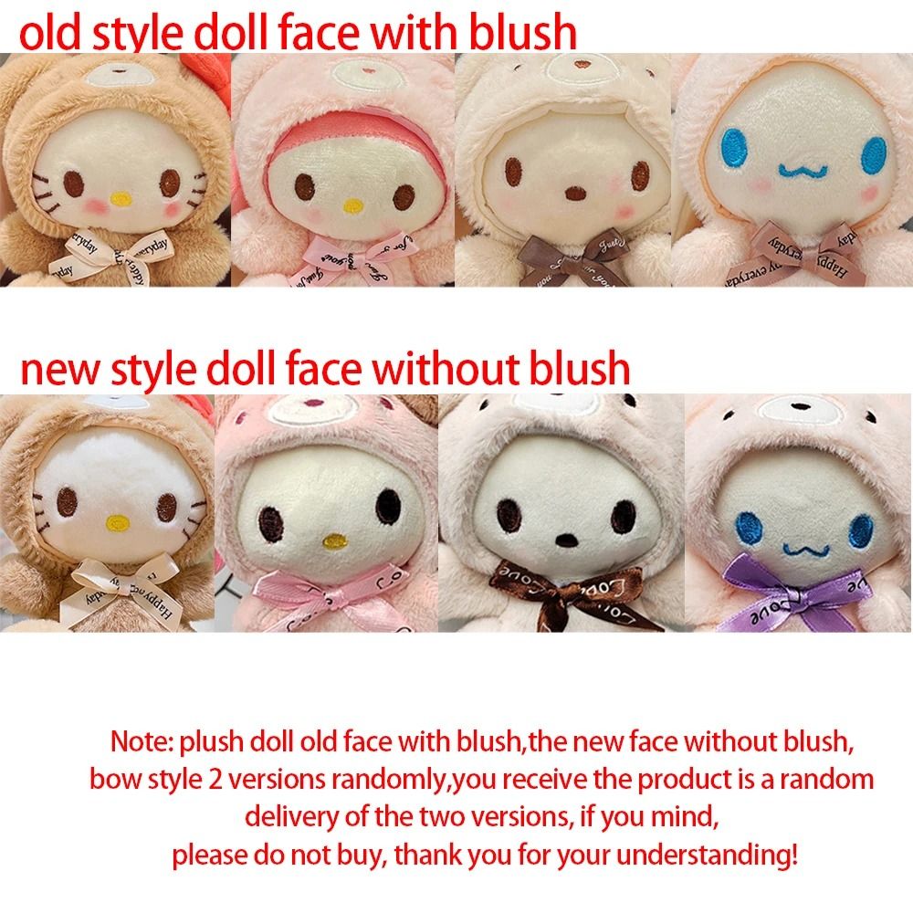 Sanrio Plush Dolls Hello Kitty My Melody Cinnamoroll Pochacco Backpack Handbag Ornament 5