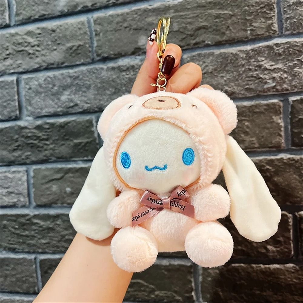 Sanrio Plush Dolls Hello Kitty My Melody Cinnamoroll Pochacco Backpack Handbag Ornament 6