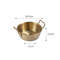 Stainless Steel Golden Instant Noodle Bowl With Handle 5