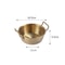 Stainless Steel Golden Instant Noodle Bowl With Handle 5