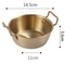 Stainless Steel Golden Instant Noodle Bowl With Handle 6
