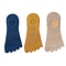 3 Pairs Mens Breathable Toe Socks Casual Finger Boat Socks 18