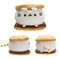 Kawaii Chocolate Cookie Fat Cat Plush Toy 1