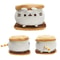 Kawaii Chocolate Cookie Fat Cat Plush Toy 1