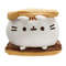 Kawaii Chocolate Cookie Fat Cat Plush Toy 2