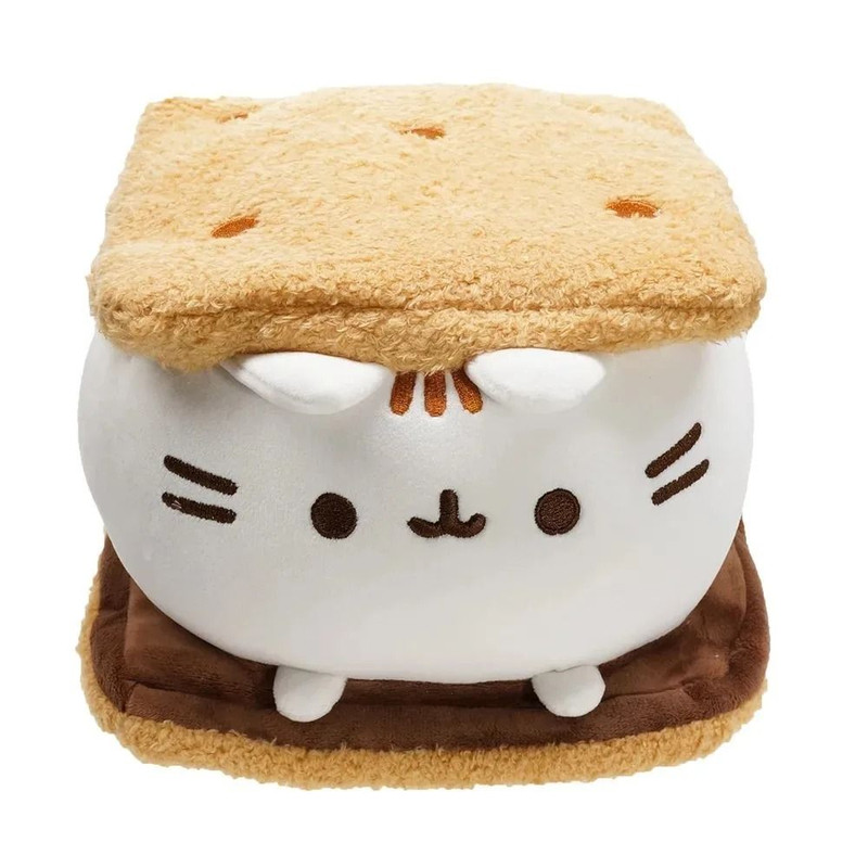 Kawaii Chocolate Cookie Fat Cat Plush Toy 3