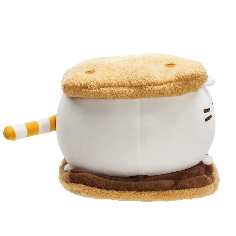 Kawaii Chocolate Cookie Fat Cat Plush Toy 4