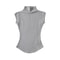 Women Summer Turtleneck Sleeveless Top Solid Slim Fit 2
