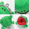 Plush Frog Wallet Coin Purse Key Chain 2