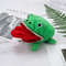 Plush Frog Wallet Coin Purse Key Chain 4