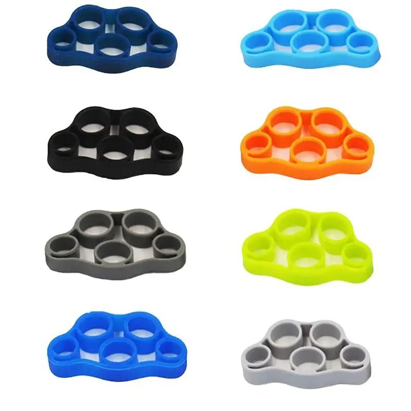 Hand Gripper Finger Expander Resistance Bands Set 11