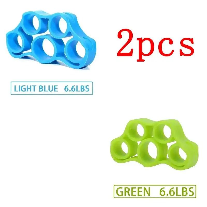 Hand Gripper Finger Expander Resistance Bands Set 12