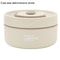 Stainless Steel Thermal Lunch Box Double Layer Round Portable Food Container For Work And School 7