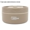 Stainless Steel Thermal Lunch Box Double Layer Round Portable Food Container For Work And School 8