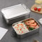 Stainless Steel Lunch Box With Removable Dividers 850 ML For Kids And Adults 0