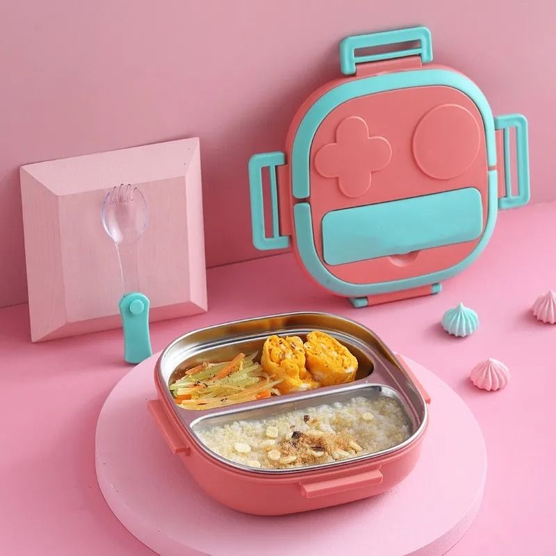 Portable 304 Stainless Steel Lunch Box For Kids And AdultsEnjoy Meals On The Go With This Reliable 2