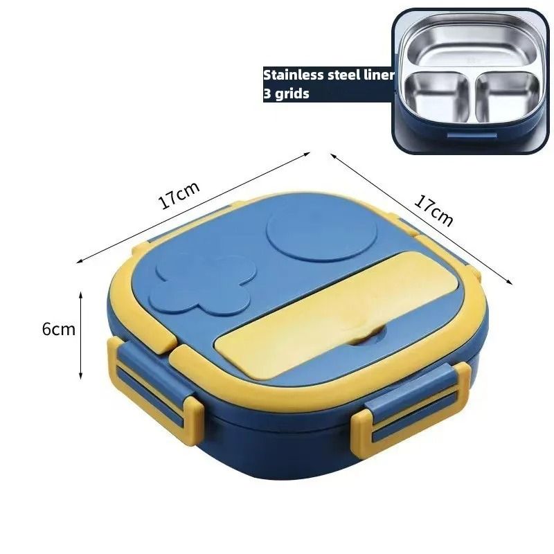 Portable 304 Stainless Steel Lunch Box For Kids And AdultsEnjoy Meals On The Go With This Reliable 4