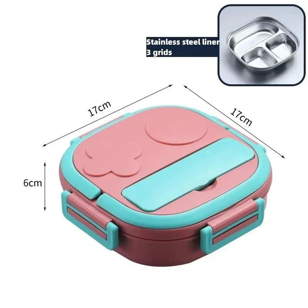 Portable 304 Stainless Steel Lunch Box For Kids And AdultsEnjoy Meals On The Go With This Reliable 8